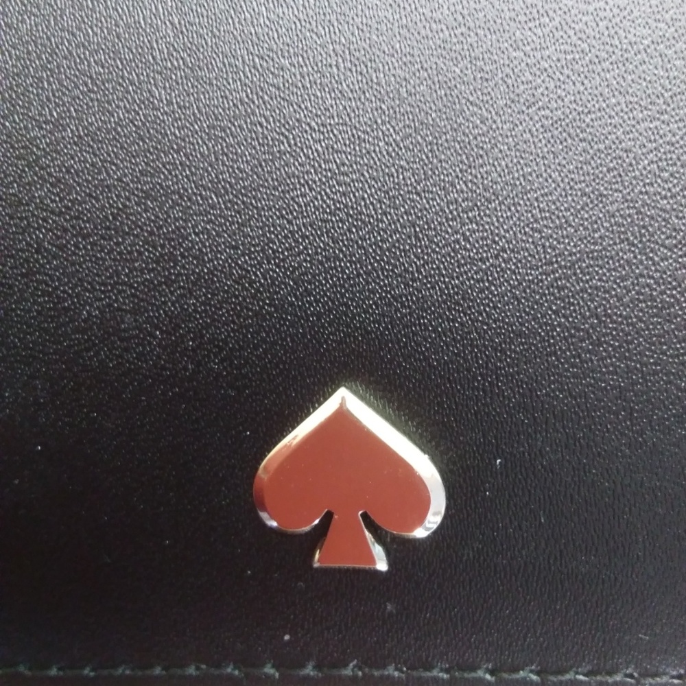 Kate Spade New Black Small Bi-Fold Wallet - Picture 2 of 4